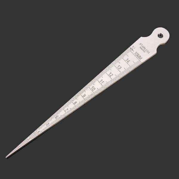 Handmade Tools - 1-15mm Stainless Welding Taper Gauge - 1/32-5/8 Inch Measure Tool - Image 2